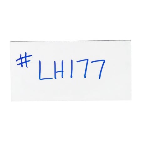 Bsc Preferred 2 x 4'' White Warehouse Labels - Magnetic Strips, 25PK BUY00021267